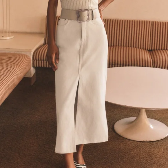 Still Here Panama jean skirt 26 - Picture 6 of 16